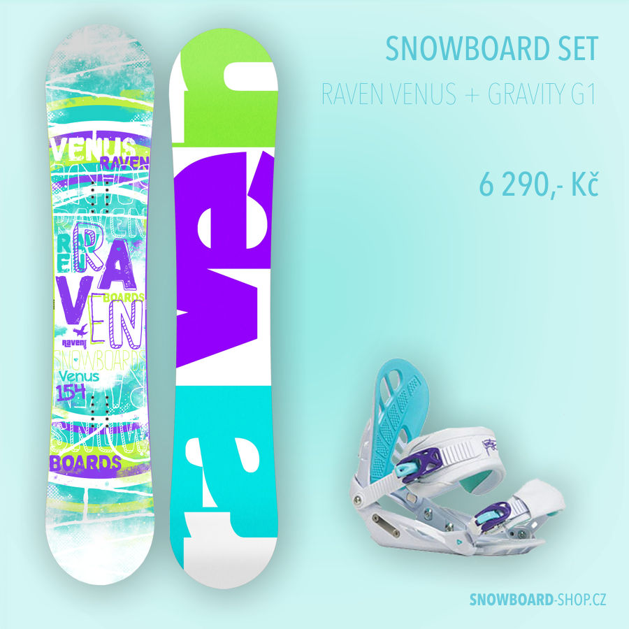 snowboard komplety