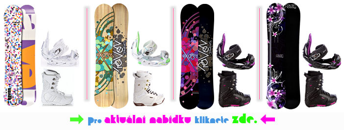 snowboard komplety