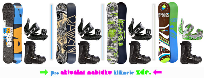 snowboard komplety